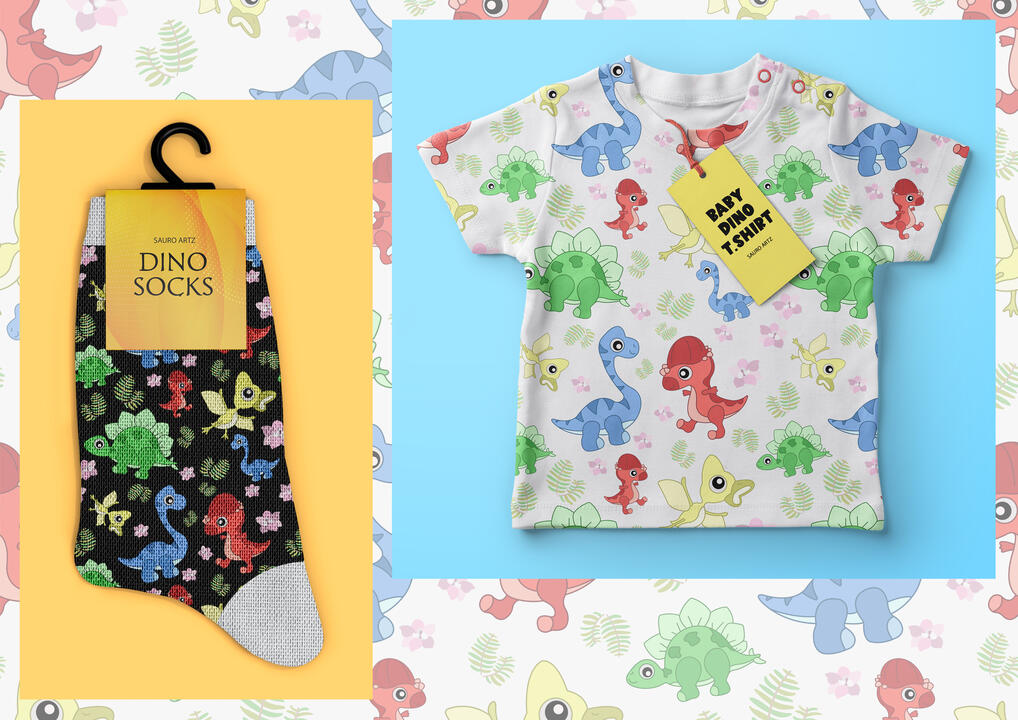 Clothes pattern_mockup