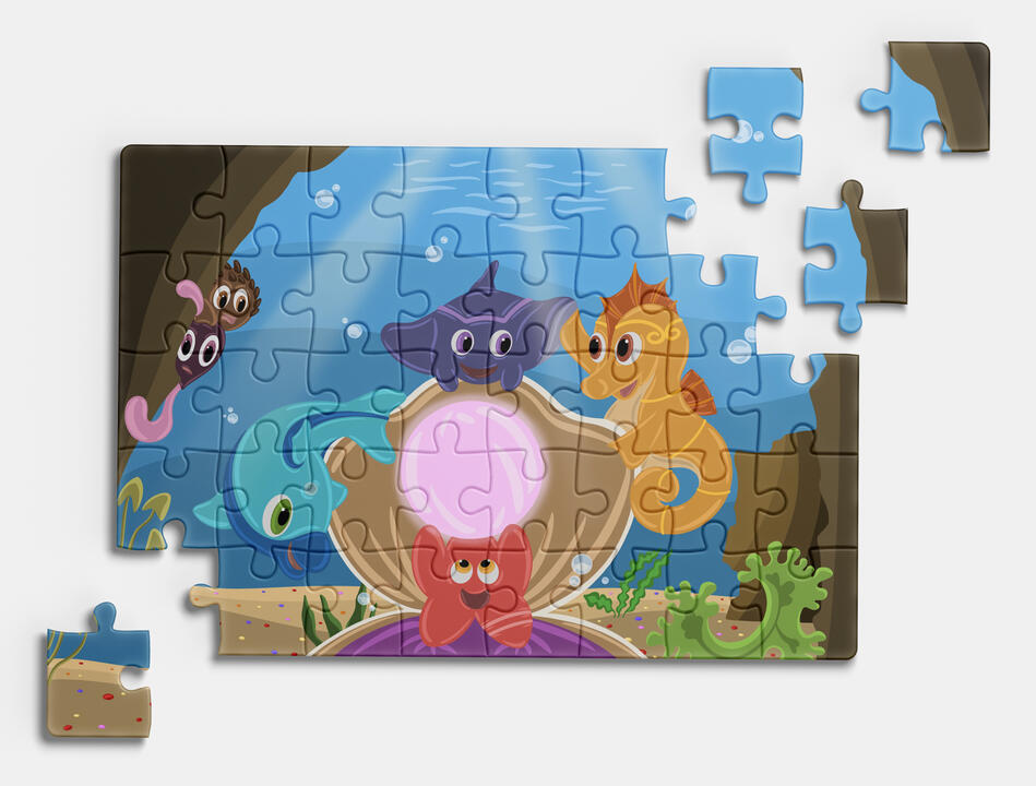 Puzzle illustration_mockup