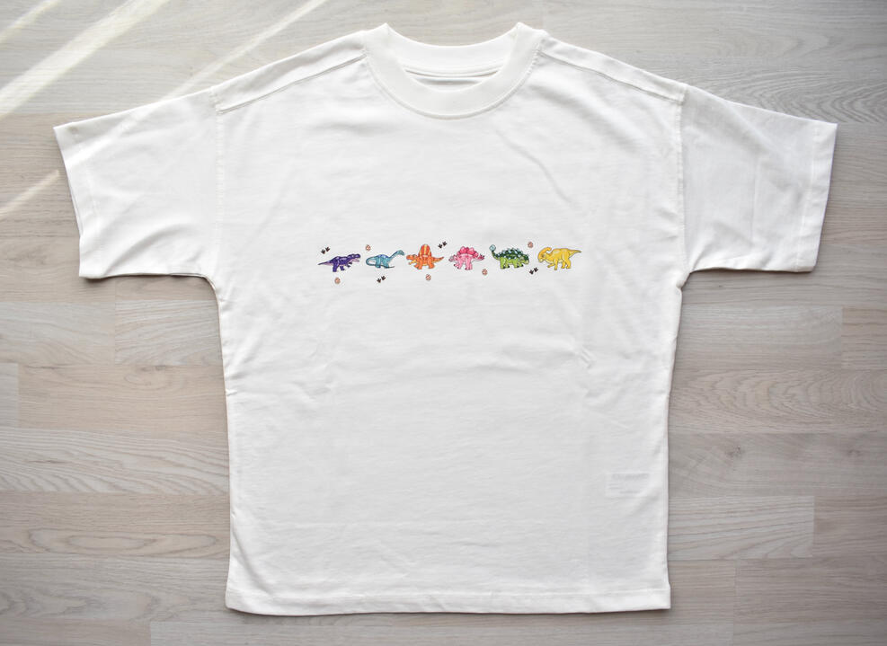 Shirt commission_dino pattern (front)