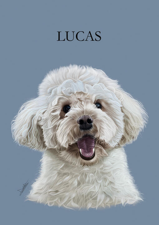 Commission: Dog portrait